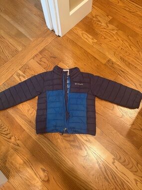 Columbia Kids Navy and Royal Blue Quilted Puffer Jacket